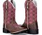 Bota Feminina Country Cano medio de couro Legitimo em Couro - Imagem 3