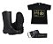 Kit Trendy: Bota de Couro, Camiseta Custom e Cinto Dupla Face - Imagem 1