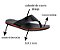 Chinelo Soleta Modelo Novo Feito de Couro Legitimo - Imagem 3