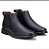kit Black Botina Chelsea em Couro Legitimo com + 3 itens - Imagem 3