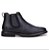 kit Black Botina Chelsea em Couro Legitimo com + 3 itens - Imagem 2