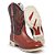 Bota Texana Masculina Sola Branca - Imagem 1