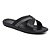Chinelo de Couro Chinelo Casual Cor Preta - Imagem 2
