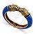 Bracelete Leopardo Azul - Imagem 1