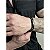 Pulseira Masculina em Aço com Detalhe em Couro e Bolinhas - Imagem 2