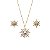 Conjunto Estrela Zircônia Cristal - Imagem 1