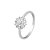 Anel Flor Prata 925 - Imagem 1