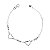 Pulseira Bolinha E Coração Prata 925 - Imagem 1