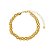 Pulseira Trançada Banho Ouro 18K - Imagem 1