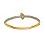 Bracelete Nó Cravejado com Microzircônias e Ródio - Imagem 1