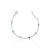 Pulseira infantil com zircônias coloridas Prata 925 - Imagem 1