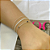 Pulseira ponto de luz zircônias preta prata 925 - Imagem 2