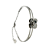 Bracelete feminino flor ajustável - Imagem 1