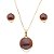 Conjunto Pedra natural facetada - Imagem 1