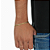 Pulseira masculina elos semijoia  em ouro - Imagem 2