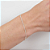 Pulseira Singapura fininha prata 925 - Imagem 2