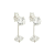 Brinco Ear Jack ponto de luz em prata 925 - Imagem 1