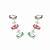 Brinco ear cuff zircônias navete color - Imagem 1