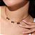 Gargantilha choker Cartier com corações preto - Imagem 2