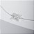 Pulseira borboleta cravejada prata 925 - Imagem 1