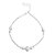 Pulseira Bolas Diamantadas prata Italiana 925 - Imagem 1