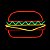 Neon Led - hamburguer - Imagem 1