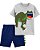 Conjunto Carter´s 2 peças - Shorts e Camiseta Dinossauro - Imagem 1