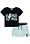 Conjunto Vic&Vicky Girls Blusa Boxy e Short Saia - Imagem 3