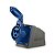 TOMADA INDUSTRIAL 3P+T 16A/220V  (SOBREPOR) AZUL 9H - Imagem 1