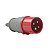 PLUGUE INDUSTRIAL 3P+T 16A/380V VERMELHO 6H - Imagem 1