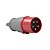 PLUGUE INDUSTRIAL 3P+T+N 32A/380V VERMELHO 6H - Imagem 1