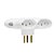 Adaptador Pino Multiplicador 4X2P+T 10A Branco Daneva - Imagem 6