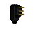 Plug Macho 2P+T 180° 10A Preto - Imagem 3