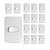 Conjunto Interruptor Simples 10A 250V Branco - Miluz Schneider - Imagem 3
