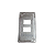 PLACA P/CONDULETE 1" P/ 2 RJ45 TPSA-29 C/MOLDURA - Imagem 1