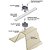 Kit 100 Suporte Guia Fixação Barra Chata ou Cabos TEL0726YT - Imagem 5