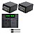 kit Carregador + 2 Baterias  Np-Fv100  P/ Sony Hdr-Xr150 Xr550 Sr68 Sr88 - Imagem 1