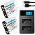 Kit 1x2 Bateria NP-45 LI-40B/LI-42B P/ Olympus Stylo, Pentax - Imagem 1