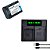 Kit 1 Bateria NP-FH50 P/ Sony DSC-HX100V DSLR-A290 A380 A390 - Imagem 1