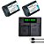 Kit 2 Baterias NP-FH50 P/ Sony DCR-SR37E DSLR-A380 A390 A290 - Imagem 1