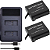 Kit Carregador + 2 Baterias Ahdbt-401 P/ GoPro Hero4 Session - Imagem 1
