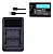 Kit Bateria LP-E6 + Carregador USB p/ Canon 5D 6D 7D | Ponto Tech - Imagem 1