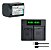 Carregador + Bateria NP-FH70 Para Sony DCR-SR190 SR82C SR82E SR190C - Imagem 1