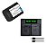 Carregador + Bateria Np-fv50 Para Sony Dvd305 Dvd105 Dcr-dvd610 Dvd650 Dvd810 - Imagem 1