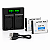 Kit Carregador + 2 Baterias Slb-11a 1350mah Compatível Samsung Cl80 St1000 - Imagem 1
