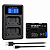 Kit Carregador + Bateria NP-FM500H 2100mAh Compatível Sony Alpha DSLR - Imagem 1