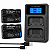 Kit Carregador + 2 Baterias NP-FM500H 2100mAh Compatível Sony Alpha DSLR - Imagem 1