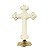 Crucifixo Decorativo em Metal Dourado 8cm - Imagem 3