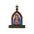 Mini Capela de Nossa Senhora de Guadalupe em MDF - Marrom Escuro - Imagem 1