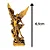 Enfeite São Miguel Arcanjo Metal Dourado ou Prateado Auto Colante – Unidade | Adesivo Religioso Decorativo - Imagem 2